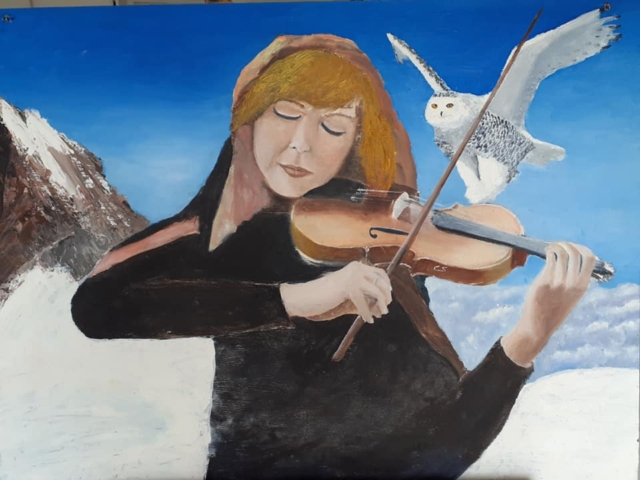 Huile sur Bois