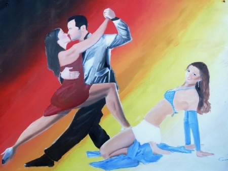 Huile sur panneau en bois